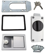 Türschloss Schloss komplett Vollpoly ALU Pferdeanhänger BÖCKMANN Humbaur Meyer 