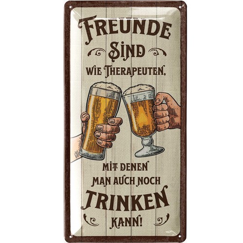 Retro blechschild bier - retro,