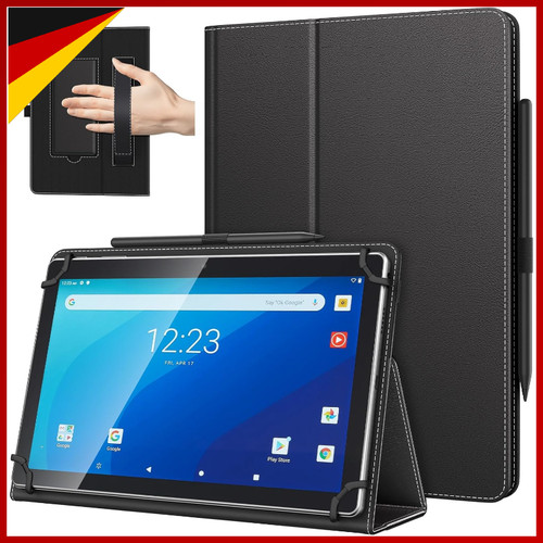 Tablet hülle faltbar - faltbar, schwarz