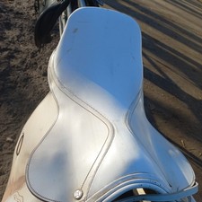 Weißer Showsattel VS breit