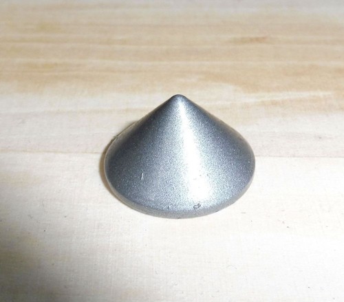 Kegel zierkappe silberfarben - kegel,