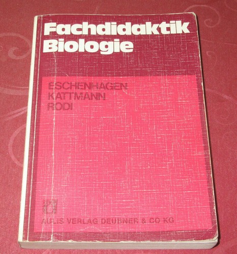 Fachdidaktik biologie von - ,