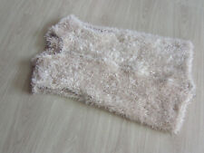 kuschlig warme Weste Jacke Zottelweste Handgestrickt  Gr. M  NEU