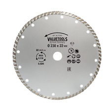 Diamanttrennscheibe mit Turborand  230 mm Wandfliesen, Marmor Feinsteinzeug