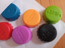 6 Silikon Flaschenverschluss elastische Kronkorken Beer Saver Bier Kapsel Deckel