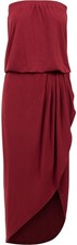 Damen viscose bandeau dress - dress,