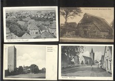 4 alte Ansichtskarten 1920-Westerstede/Bahnpoststempel Westerloy-Ammerland