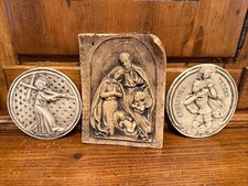 Wachs-Relief Maria Jesus Kind