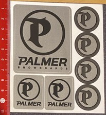 Aufkleber/Sticker:  Palmer Snowboards       (O5-10-38-1$)