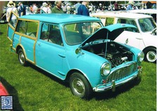 Mini Cooper Kombi Oldtimer Schmuckblatt 2.2