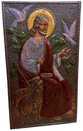 Kupfer relief jesus - kupfer, christus