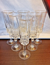 Cristal d'Arques  Longchamp ECLAT Sektkelch 140 ml, Glas, klar (6er Pack)