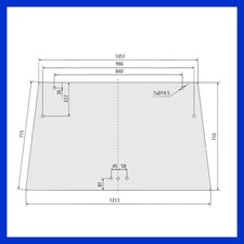 Scheibe Kabinenscheibe