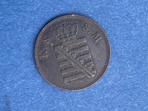 Sachsen pfennig 1856 f - ,