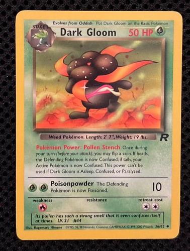 Pokémon tcg dark gloom - gloom, team