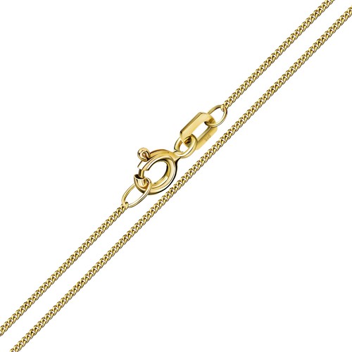 Echt weiß und gelbgoldkette - -,