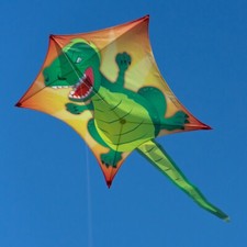 CIM Drachen Penta T-Rex 167cm x 102cm Einleiner Flugdrachen Kinder Drachenschnur