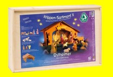 OSTHEIMER 60201 Krippen Sortiment II  mit Figuren & Krippe 13 teiliges Sortiment