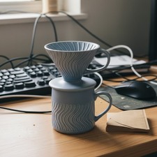 Kaffeebereiter Keramik Tasse