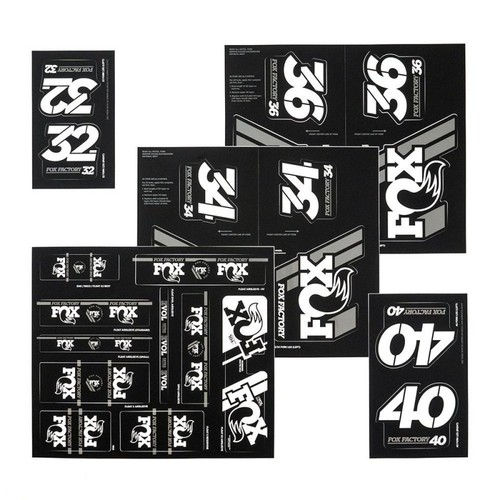 Aufkleber set fox heritage - set, 32