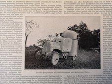 RK 1917 Zeitungsdruck 3846 Mercedes Benz Daimler Panzerwagen