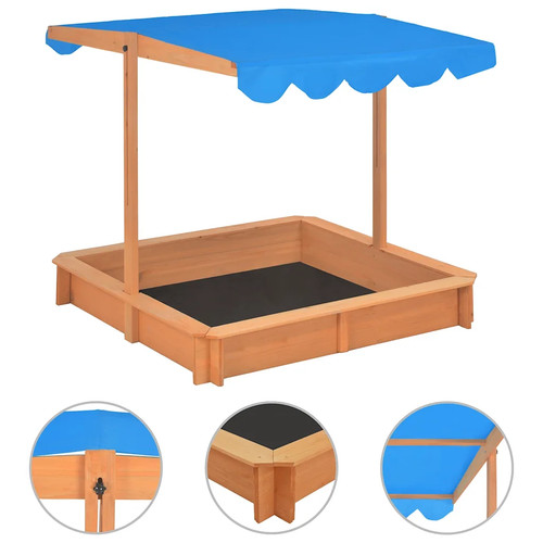 Sandkasten mit verstellbarem - mit,