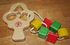 Walter Steckbaum Nic Bio Baby-Spielzeug Steckspielzeug aus Holz