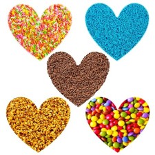 Zuckerstreusel Blau Bunt