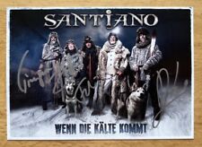 Santiano AK Wenn die Kälte kommt Autogrammkarte original signiert