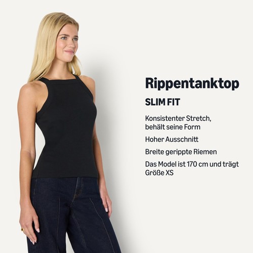 Damen shirt slim fit - slim-fit, hoher