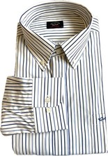 Paul&Shark P&S Hemd 13313049 Farbe 001 weiß Gr. 43