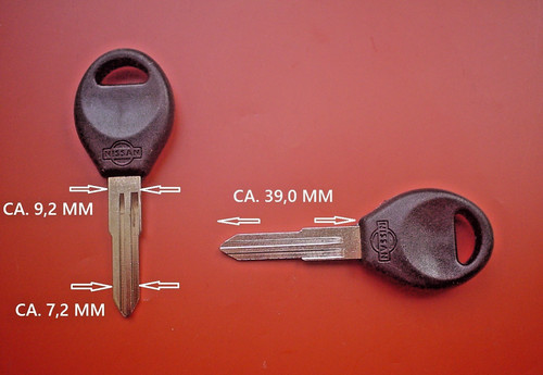 Nissan auto schlüssel - auto, rohling