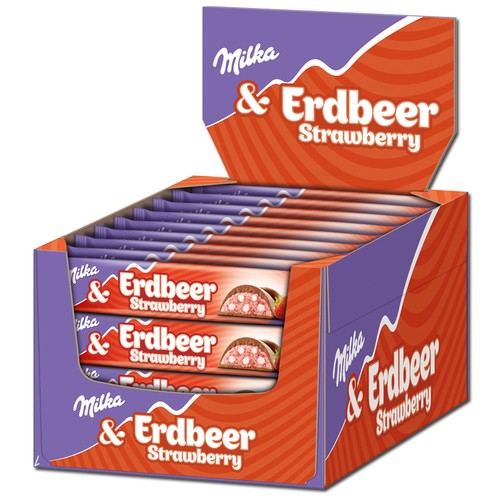 Milka erdbeer - (20,19€/1kg),
