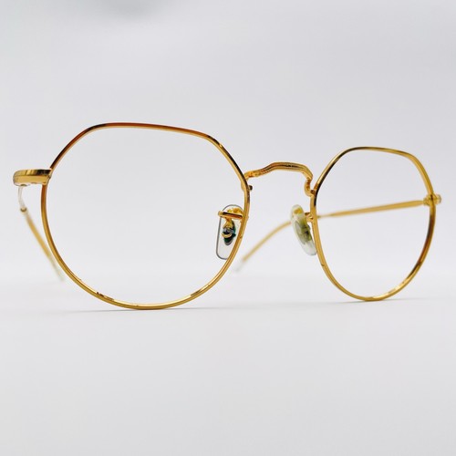 Ray ban brille gold - gold, rund