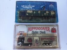 ZWEI MINI BIER TRUCKS  VON , LICHTENHAUER UND HUPPENDORFER ,  OVP  SCHAUT MAL