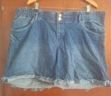 Jeansshorts Blau 50 Maxiblue Hotpants Kurze Hose Used Look