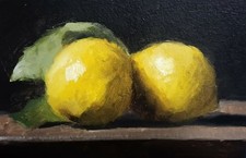Zitronen Ölgemälde