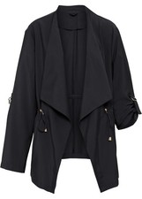 Blusenjacke Gr. 46 Schwarz