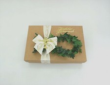 Geschenkschachtel Geldgeschenk Box Fisch  Deko gold Kommunion Konfirmation