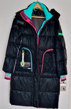 DAMEN STEPP MANTEL - GR M - GLANZ LACK - mit ABTRENNBARER KAPUZE