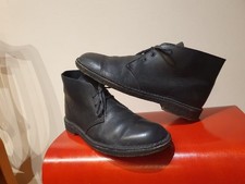 Clarks Originals Desert Boots Leder schwarz TOP Zustand EU44,5 UK10 US11