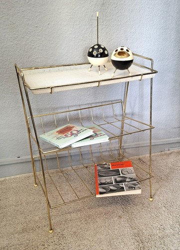 50er beistelltisch regal - 50er,
