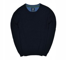 A.W DUNMORE Kaschmir und Seide Marineblau Herrenpullover 50