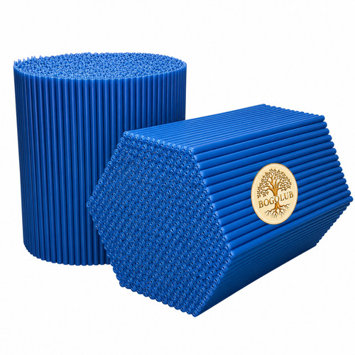 500 blau bienenwachs kerzen - 10-500,