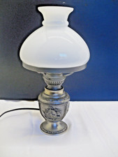 Tischlampe Maritim Tischleuchte Zinn Schiffslampe Segelschiff Art Petroleumlampe