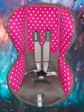 Britax Römer Duo  Plus Bezug  Ersatzbezug  grau pink mit weißen Sternen *neu*