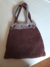 Tasche Unikat  gefilzt Trachtentasche Oktoberfest Handtasche Wolle  35×33 