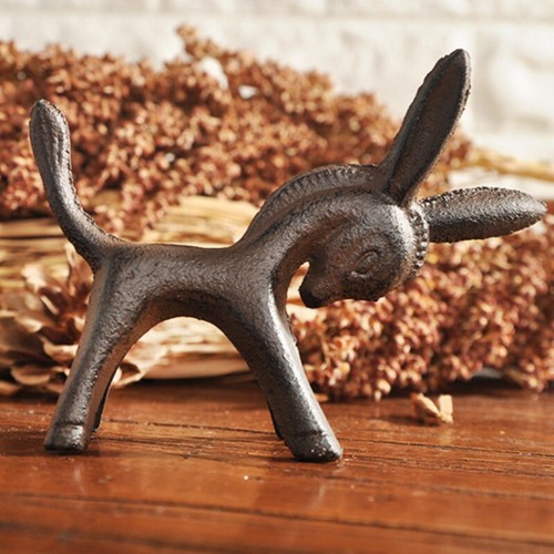 Gusseisen esel ornament - gusseisen,