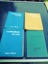 Erodiermaschine SODICK NC EDM, die Dokumentation dazu