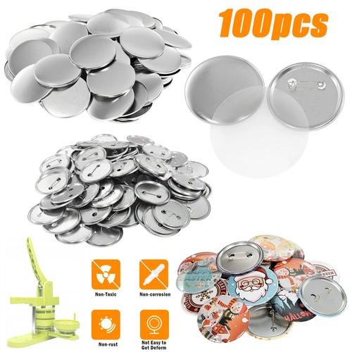 Buttonrohlinge 58mm 100 - 58mm, (100